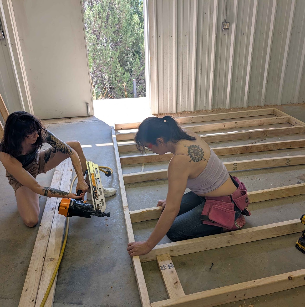 Farm Construction Begins